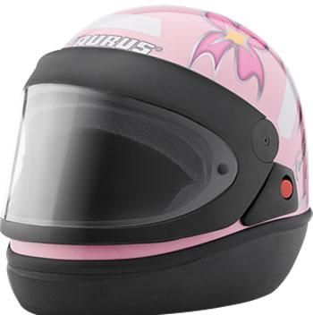 capacete rosa taurus